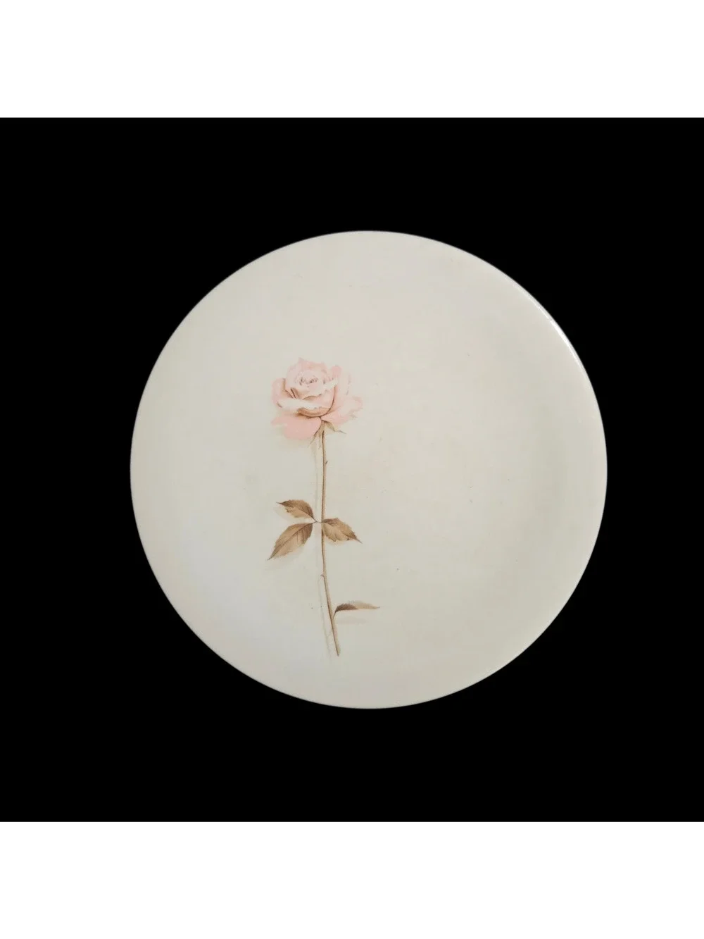 Oneida Premier Pink Rose Salad Plates Set of 6 Vintage Floral Dinnerware